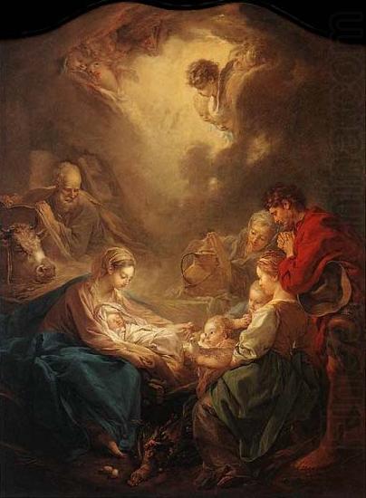 Adoration of the Shepherds, Francois Boucher